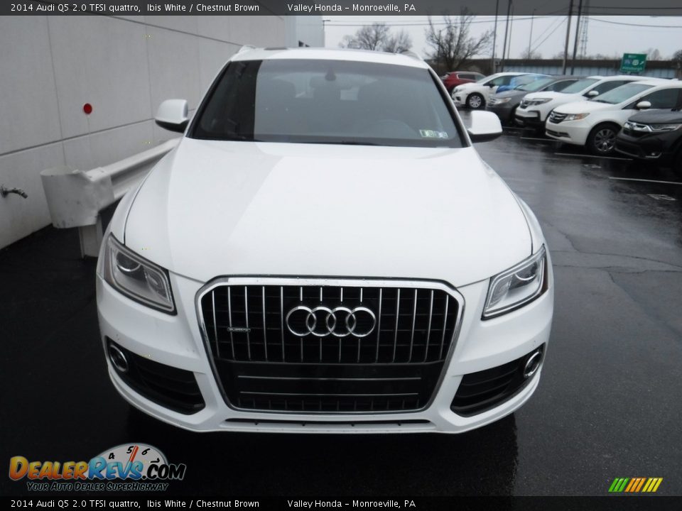 2014 Audi Q5 2.0 TFSI quattro Ibis White / Chestnut Brown Photo #4