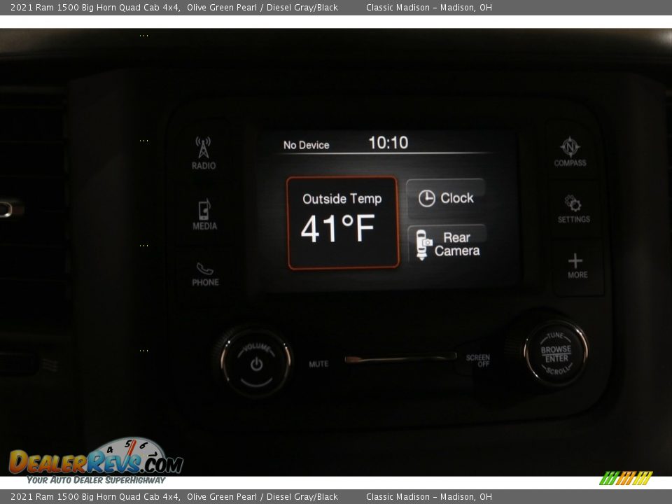 2021 Ram 1500 Big Horn Quad Cab 4x4 Olive Green Pearl / Diesel Gray/Black Photo #14