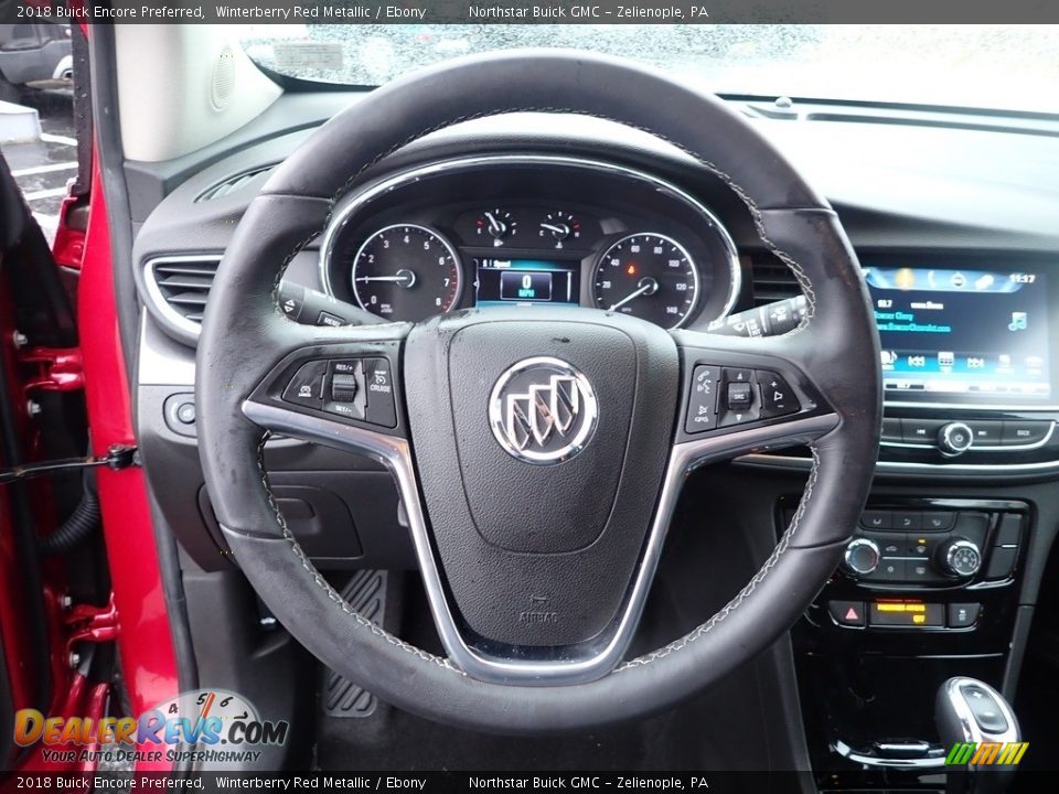 2018 Buick Encore Preferred Winterberry Red Metallic / Ebony Photo #29