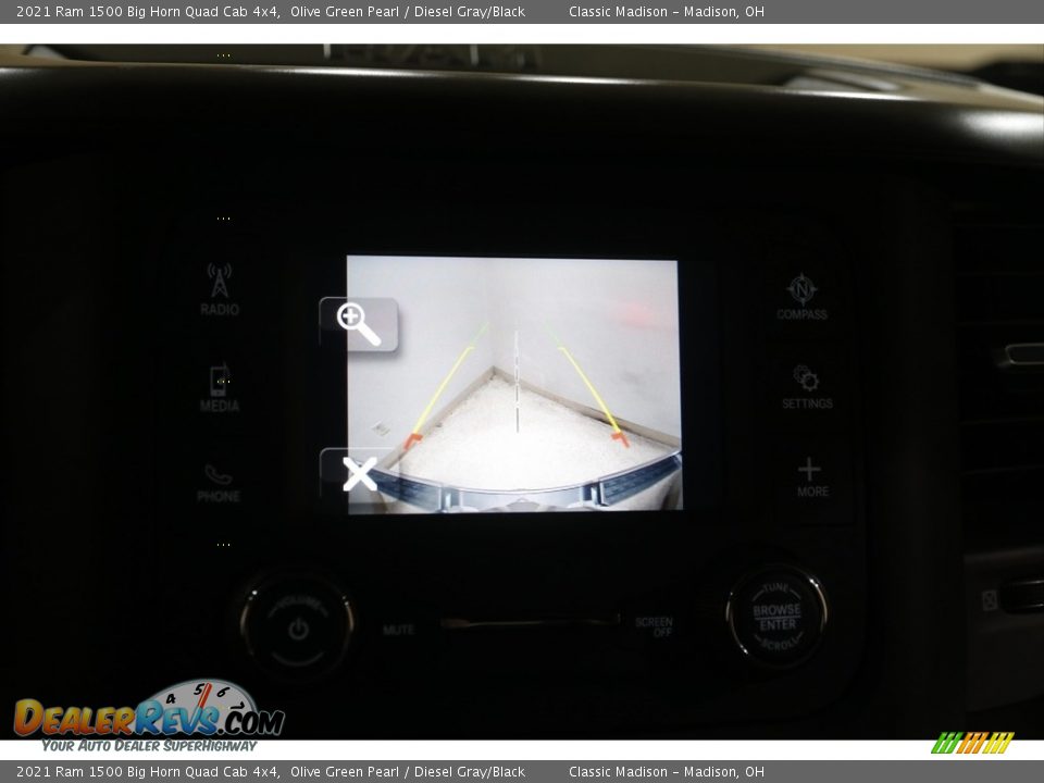 2021 Ram 1500 Big Horn Quad Cab 4x4 Olive Green Pearl / Diesel Gray/Black Photo #15