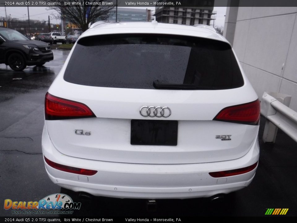 2014 Audi Q5 2.0 TFSI quattro Ibis White / Chestnut Brown Photo #7