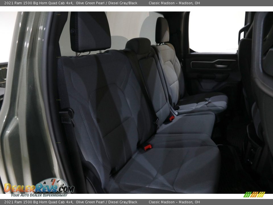 2021 Ram 1500 Big Horn Quad Cab 4x4 Olive Green Pearl / Diesel Gray/Black Photo #17