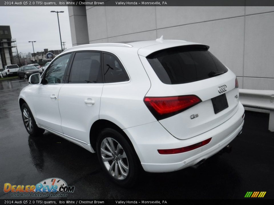 2014 Audi Q5 2.0 TFSI quattro Ibis White / Chestnut Brown Photo #9