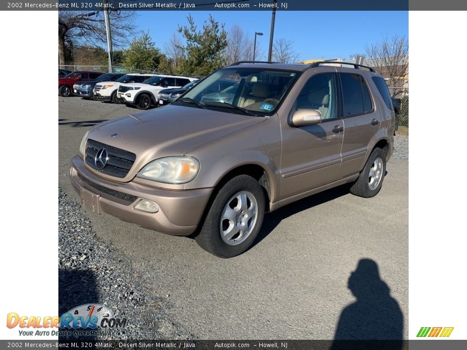 2002 Mercedes-Benz ML 320 4Matic Desert Silver Metallic / Java Photo #1