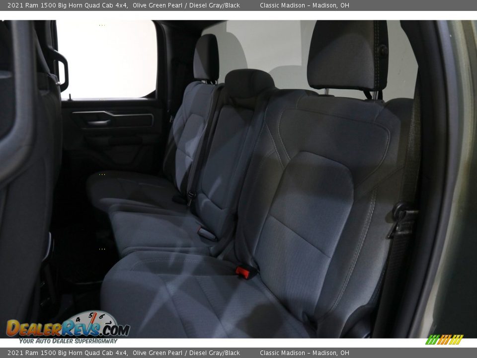 2021 Ram 1500 Big Horn Quad Cab 4x4 Olive Green Pearl / Diesel Gray/Black Photo #18