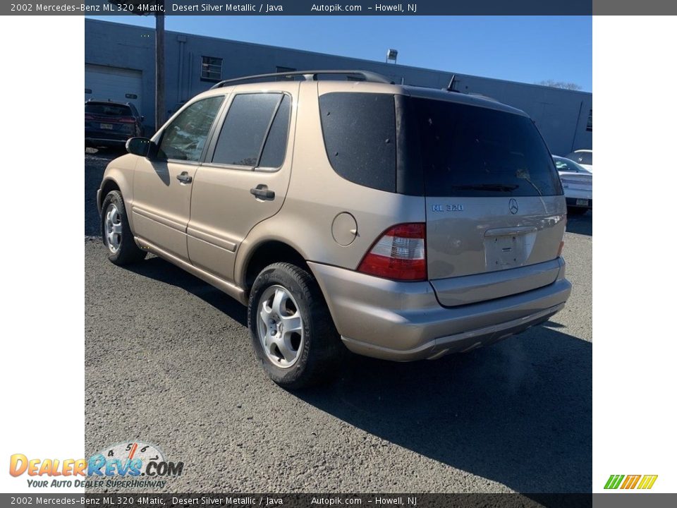 2002 Mercedes-Benz ML 320 4Matic Desert Silver Metallic / Java Photo #3