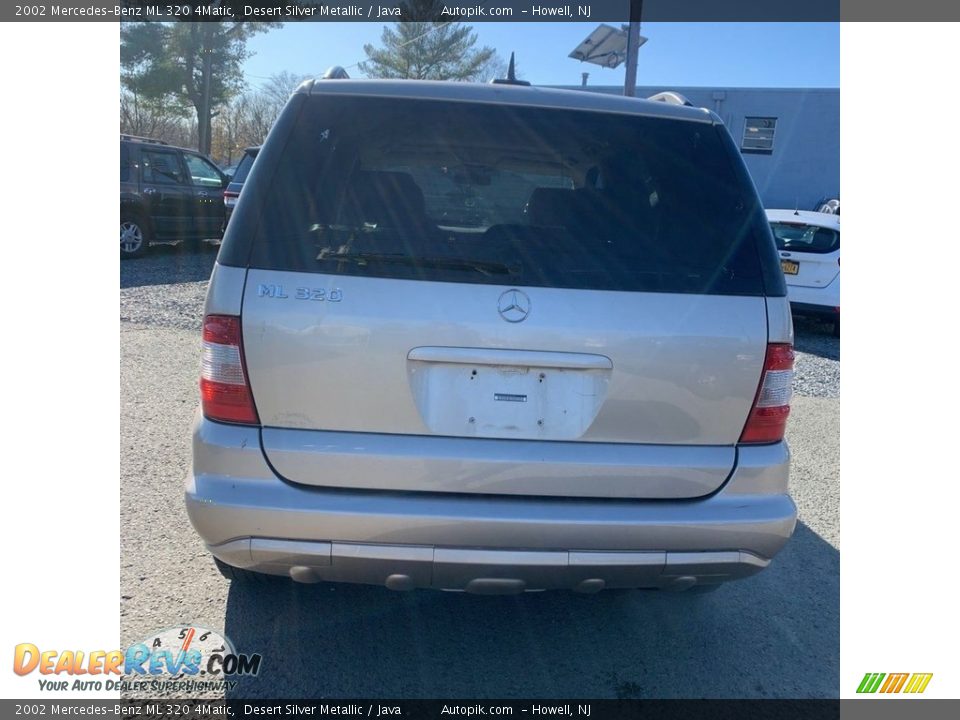 2002 Mercedes-Benz ML 320 4Matic Desert Silver Metallic / Java Photo #4