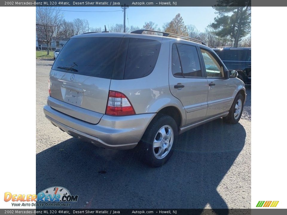 2002 Mercedes-Benz ML 320 4Matic Desert Silver Metallic / Java Photo #5