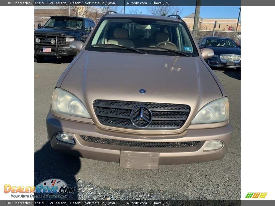 2002 Mercedes-Benz ML 320 4Matic Desert Silver Metallic / Java Photo #7