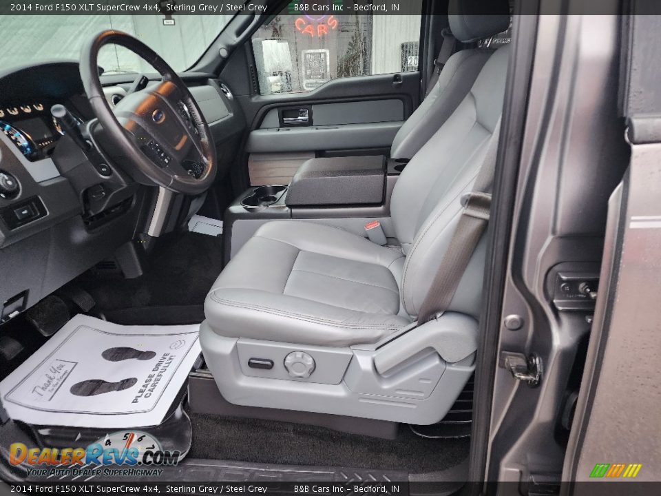 2014 Ford F150 XLT SuperCrew 4x4 Sterling Grey / Steel Grey Photo #10