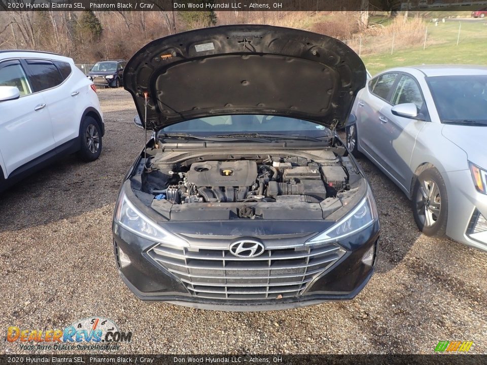 2020 Hyundai Elantra SEL Phantom Black / Gray Photo #4