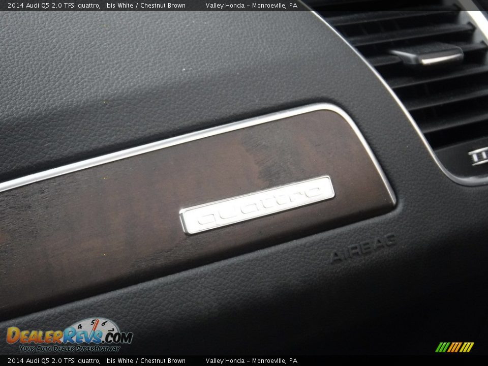2014 Audi Q5 2.0 TFSI quattro Ibis White / Chestnut Brown Photo #24