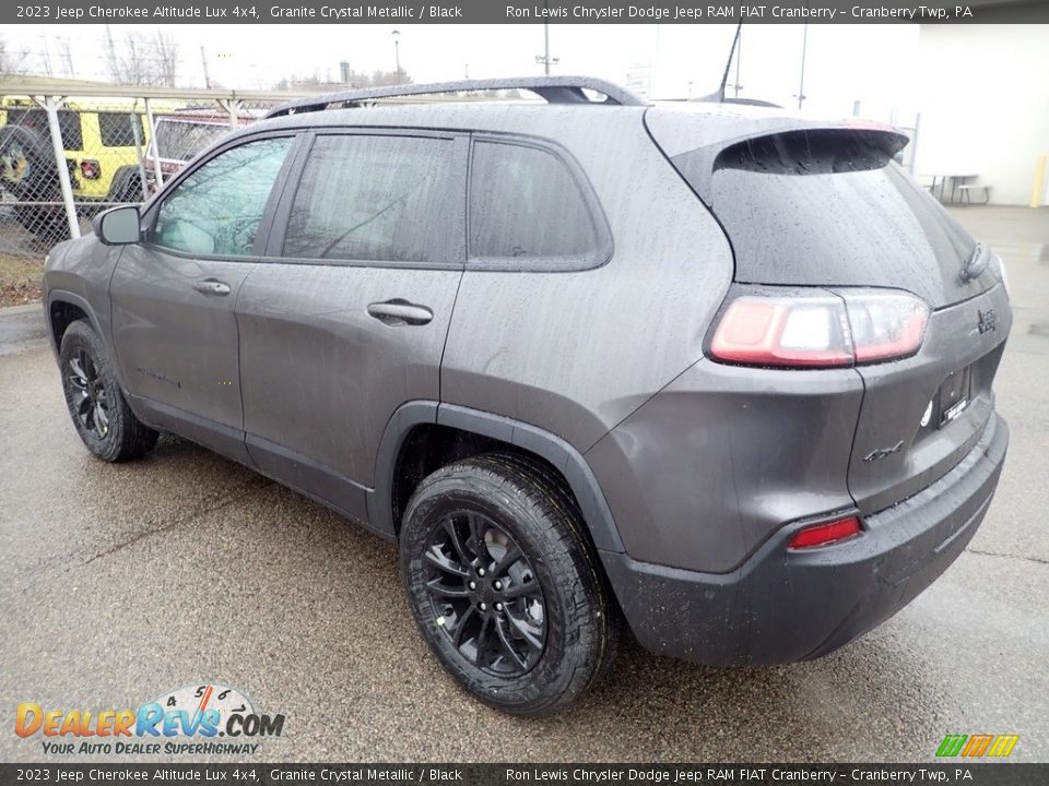 2023 Jeep Cherokee Altitude Lux 4x4 Granite Crystal Metallic / Black Photo #3