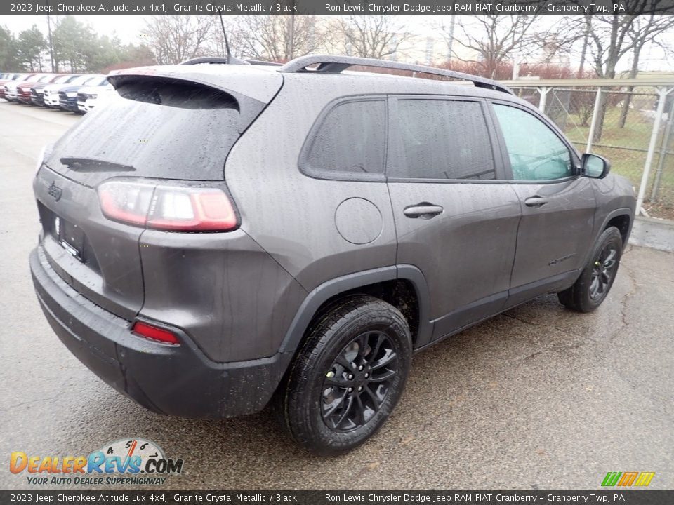 2023 Jeep Cherokee Altitude Lux 4x4 Granite Crystal Metallic / Black Photo #5