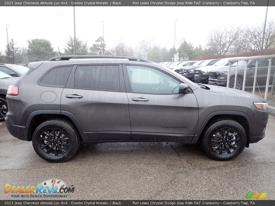 2023 Jeep Cherokee Altitude Lux 4x4 Granite Crystal Metallic / Black Photo #6