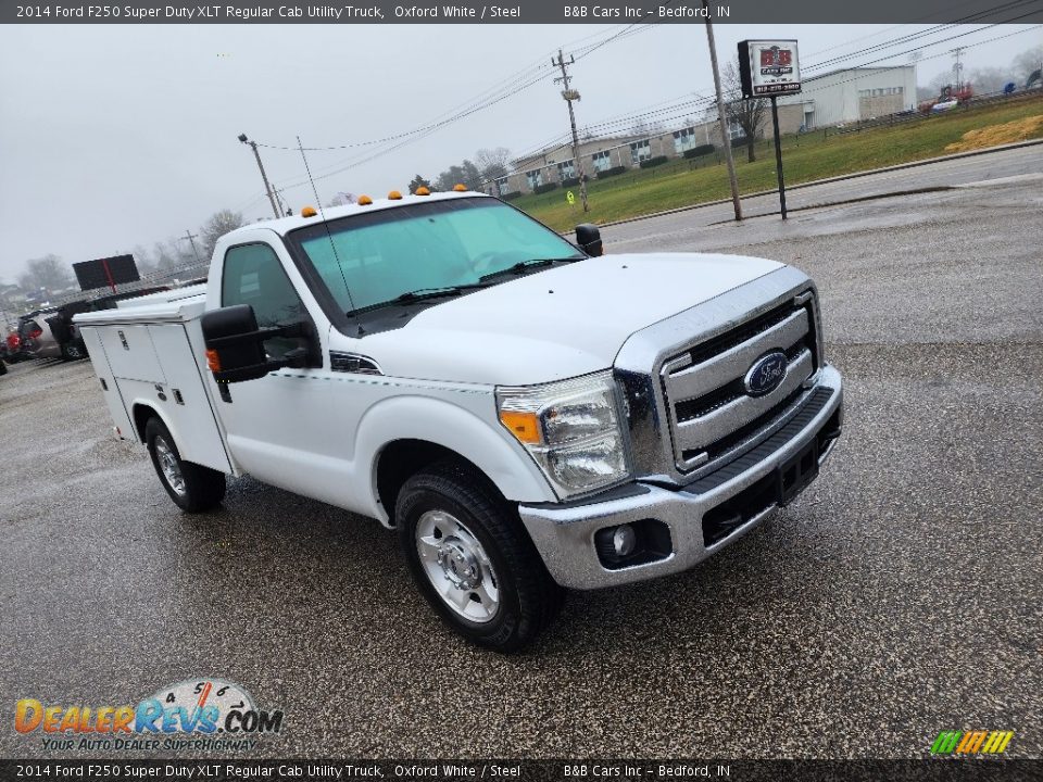 Front 3/4 View of 2014 Ford F250 Super Duty XLT Regular Cab Utility Truck Photo #2