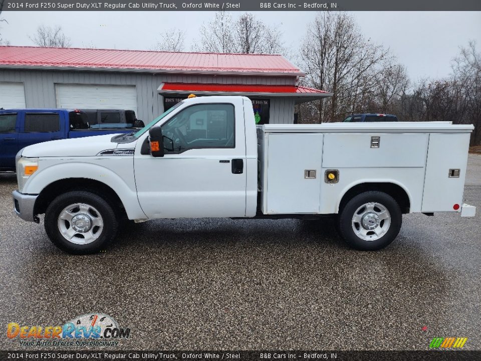 Oxford White 2014 Ford F250 Super Duty XLT Regular Cab Utility Truck Photo #5