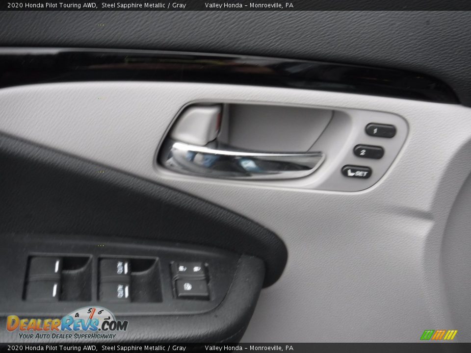 2020 Honda Pilot Touring AWD Steel Sapphire Metallic / Gray Photo #14