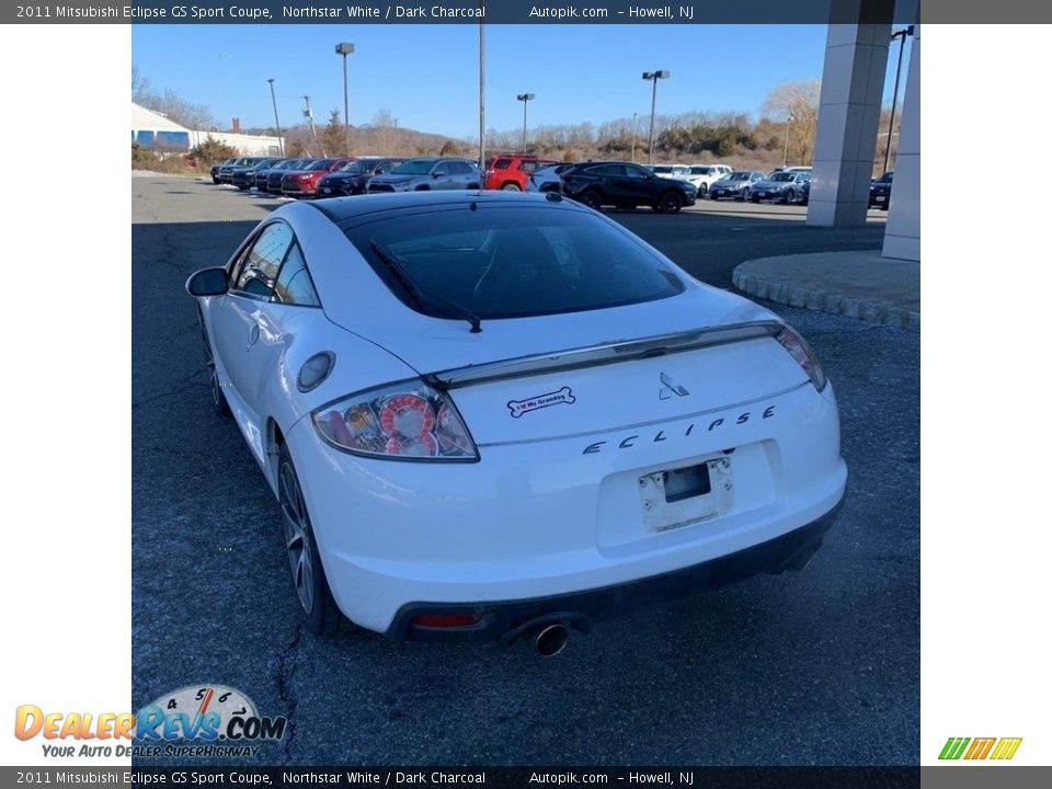 2011 Mitsubishi Eclipse GS Sport Coupe Northstar White / Dark Charcoal Photo #3