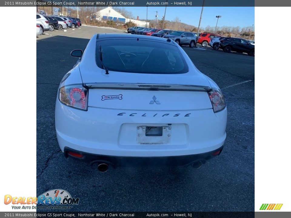 2011 Mitsubishi Eclipse GS Sport Coupe Northstar White / Dark Charcoal Photo #4