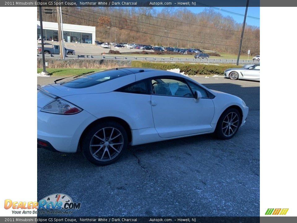 2011 Mitsubishi Eclipse GS Sport Coupe Northstar White / Dark Charcoal Photo #6