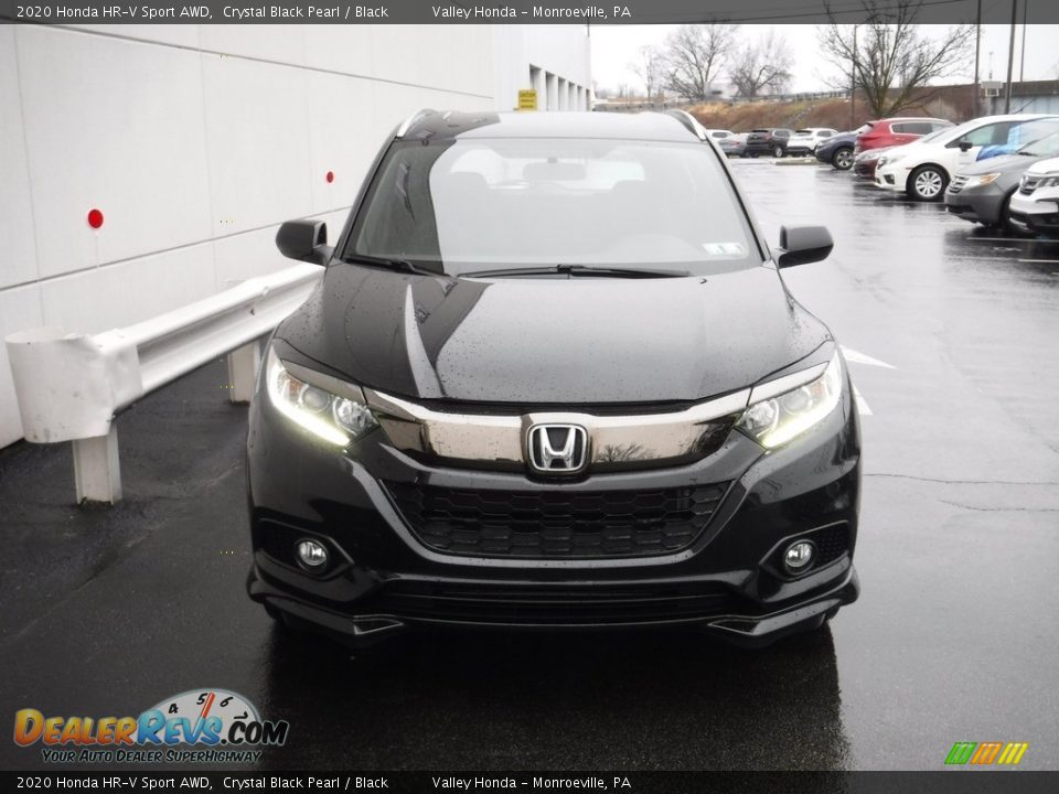 2020 Honda HR-V Sport AWD Crystal Black Pearl / Black Photo #4