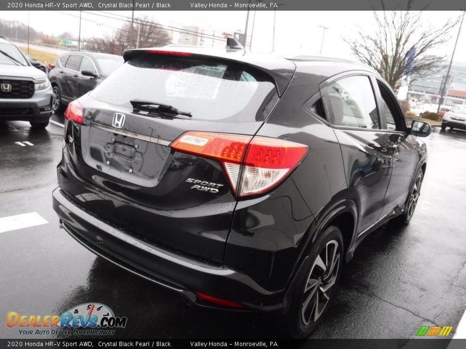 2020 Honda HR-V Sport AWD Crystal Black Pearl / Black Photo #6