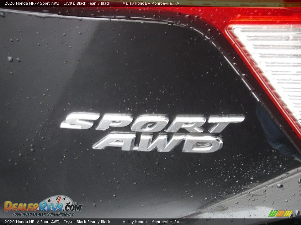 2020 Honda HR-V Sport AWD Crystal Black Pearl / Black Photo #7