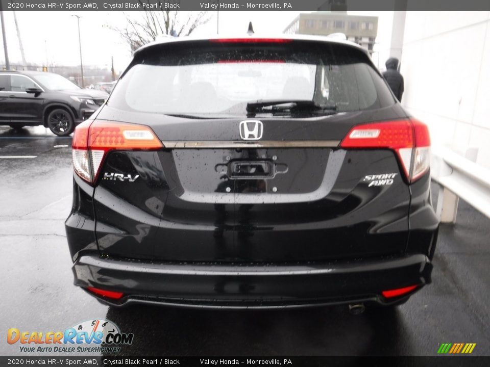 2020 Honda HR-V Sport AWD Crystal Black Pearl / Black Photo #8