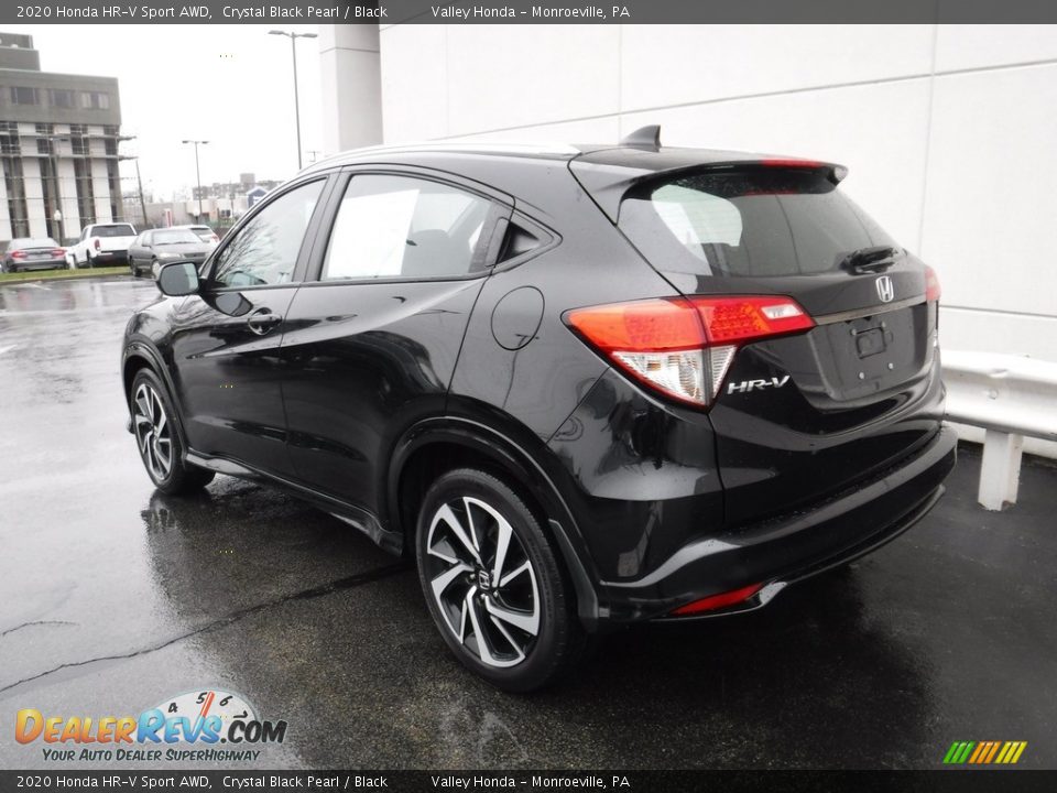 2020 Honda HR-V Sport AWD Crystal Black Pearl / Black Photo #9