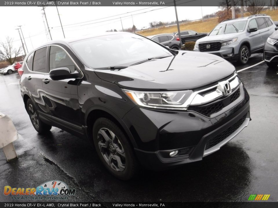2019 Honda CR-V EX-L AWD Crystal Black Pearl / Black Photo #6