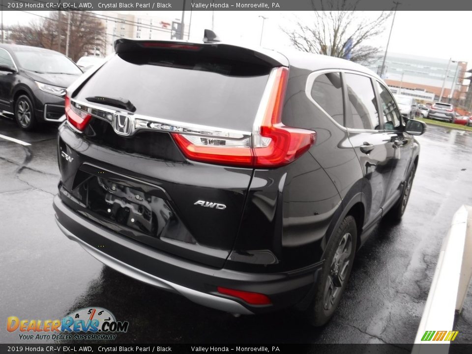 2019 Honda CR-V EX-L AWD Crystal Black Pearl / Black Photo #7