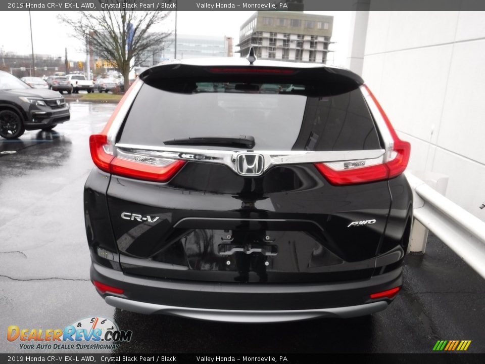2019 Honda CR-V EX-L AWD Crystal Black Pearl / Black Photo #8