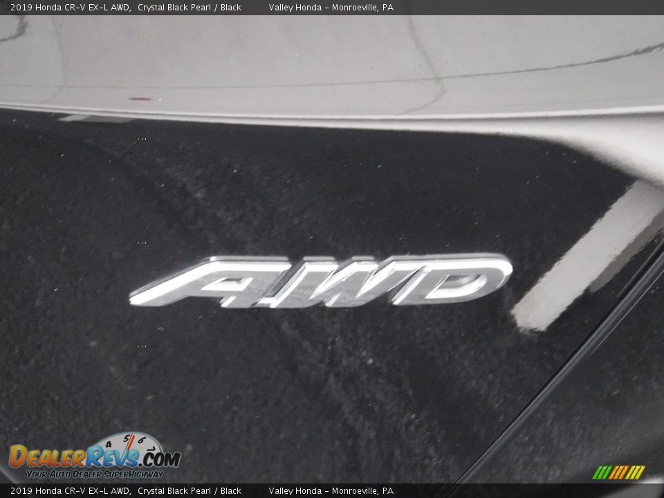 2019 Honda CR-V EX-L AWD Crystal Black Pearl / Black Photo #9