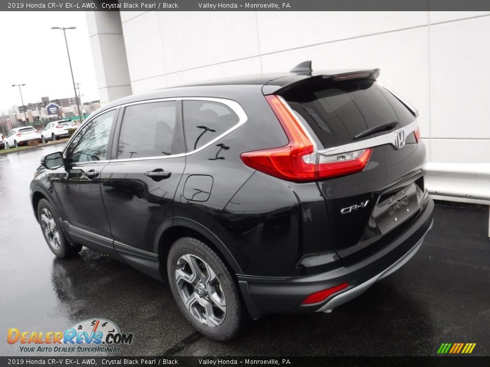 2019 Honda CR-V EX-L AWD Crystal Black Pearl / Black Photo #10