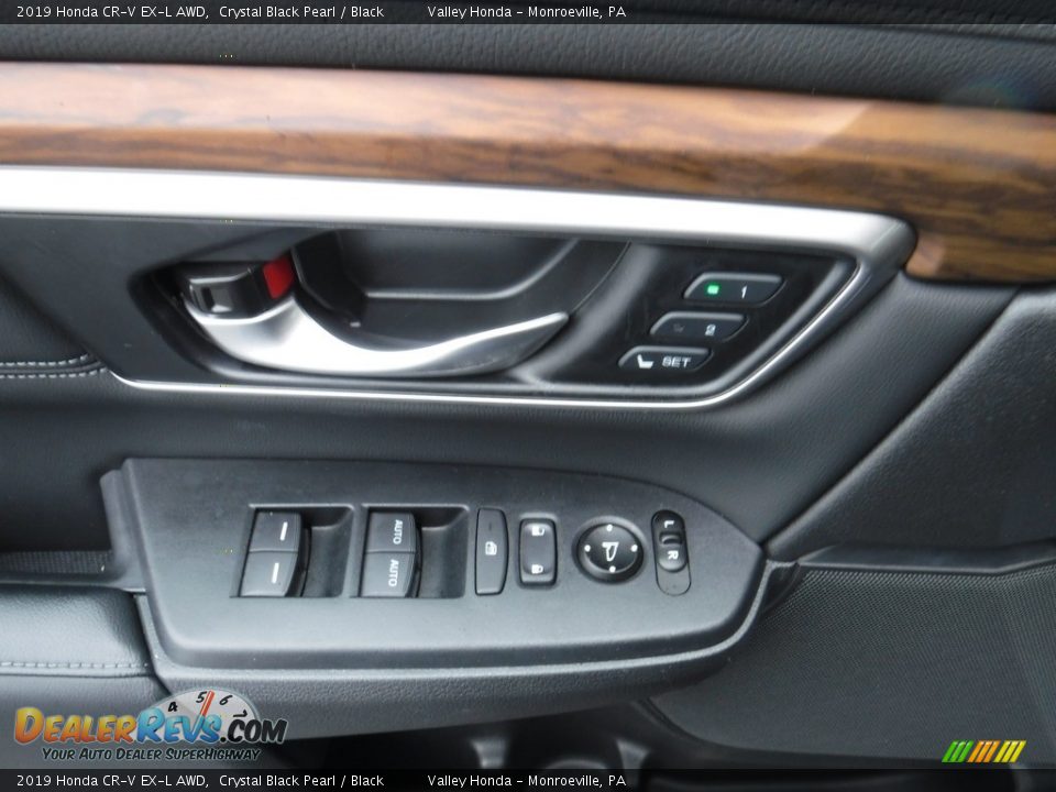 2019 Honda CR-V EX-L AWD Crystal Black Pearl / Black Photo #12