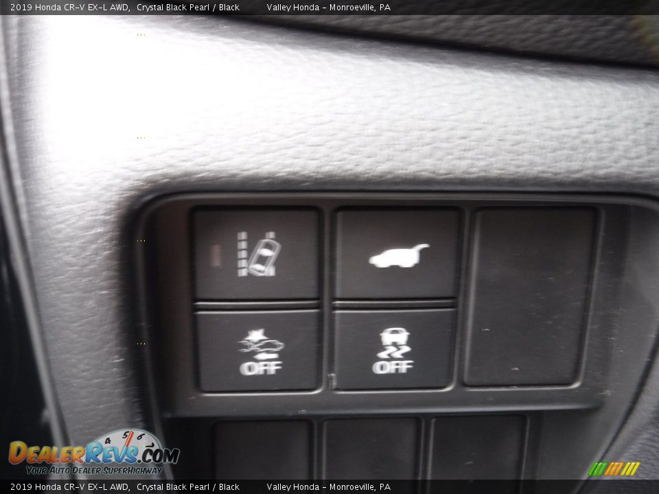 2019 Honda CR-V EX-L AWD Crystal Black Pearl / Black Photo #14