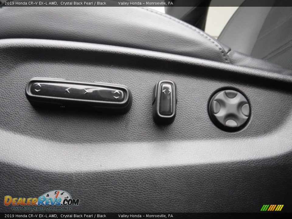 2019 Honda CR-V EX-L AWD Crystal Black Pearl / Black Photo #16