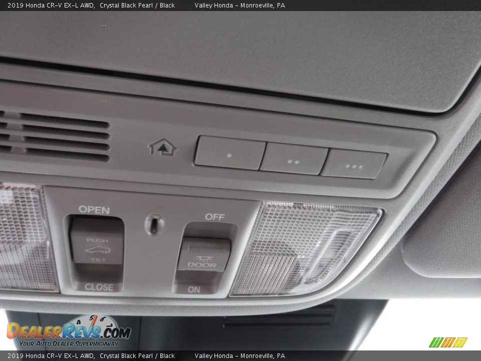 2019 Honda CR-V EX-L AWD Crystal Black Pearl / Black Photo #17