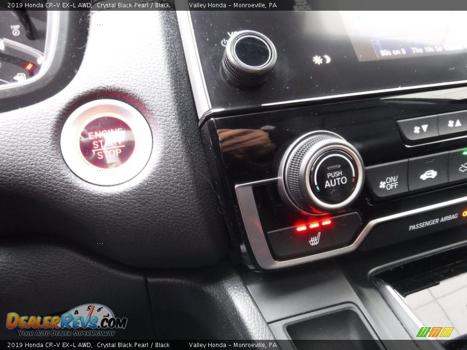 2019 Honda CR-V EX-L AWD Crystal Black Pearl / Black Photo #20
