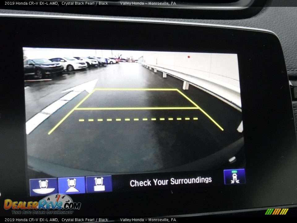 2019 Honda CR-V EX-L AWD Crystal Black Pearl / Black Photo #21