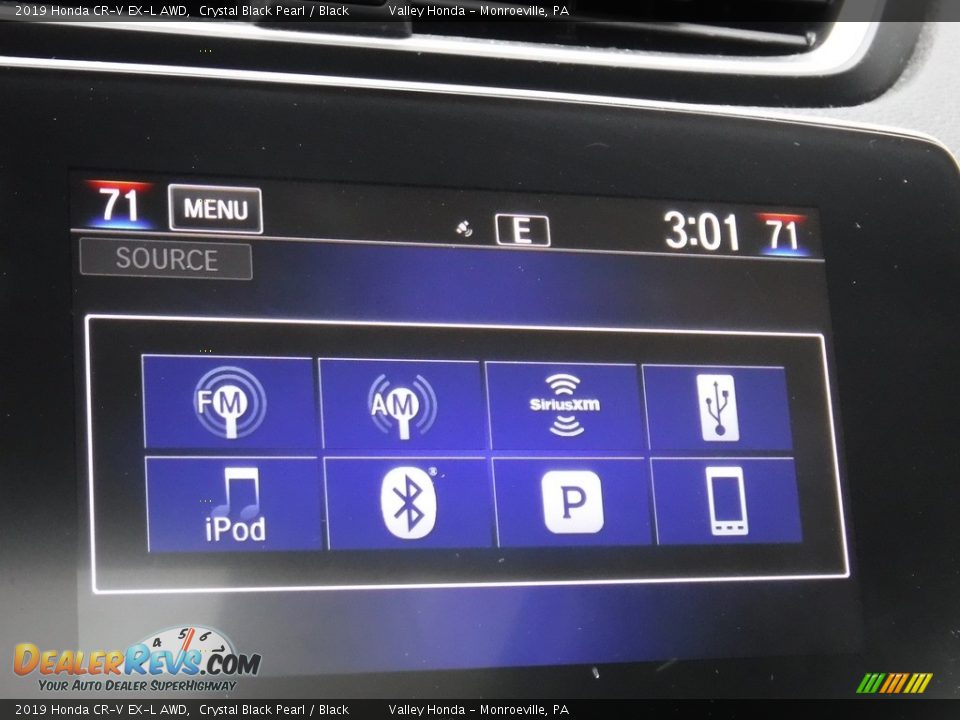 2019 Honda CR-V EX-L AWD Crystal Black Pearl / Black Photo #22