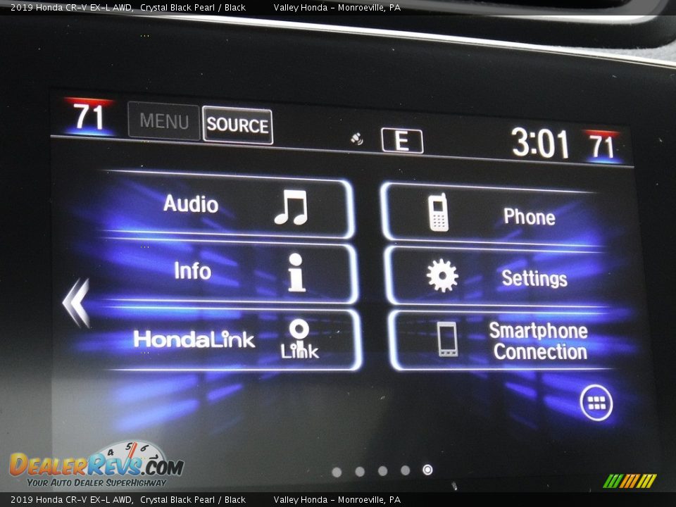 2019 Honda CR-V EX-L AWD Crystal Black Pearl / Black Photo #23