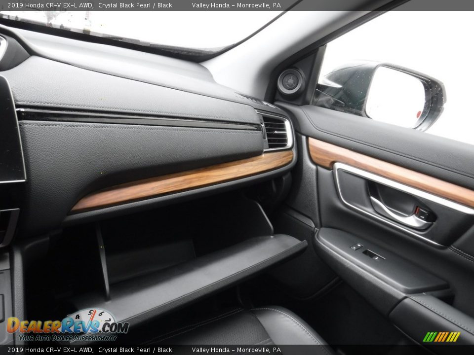 2019 Honda CR-V EX-L AWD Crystal Black Pearl / Black Photo #27