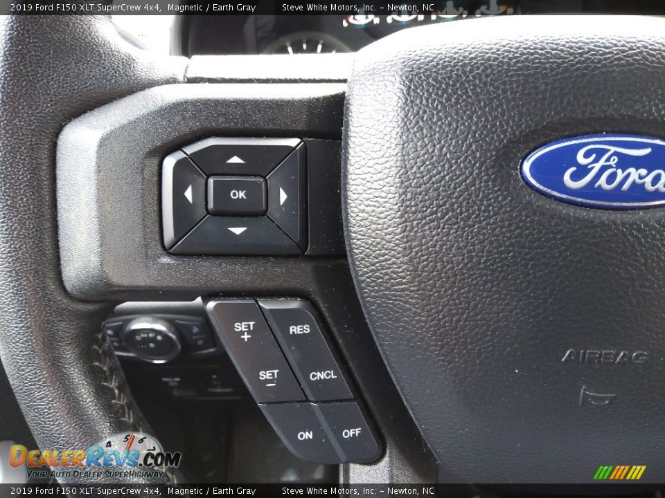 2019 Ford F150 XLT SuperCrew 4x4 Steering Wheel Photo #20