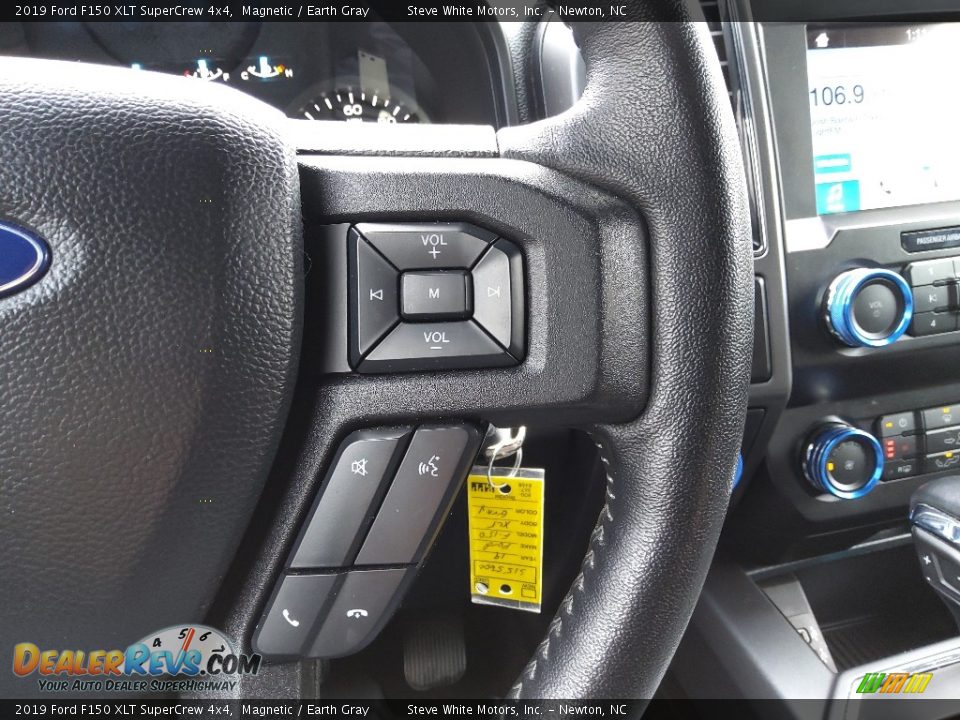 2019 Ford F150 XLT SuperCrew 4x4 Steering Wheel Photo #21