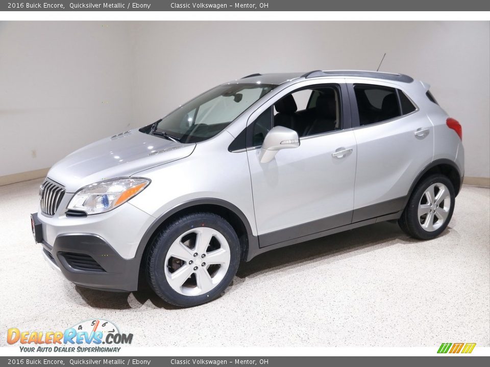 2016 Buick Encore Quicksilver Metallic / Ebony Photo #3