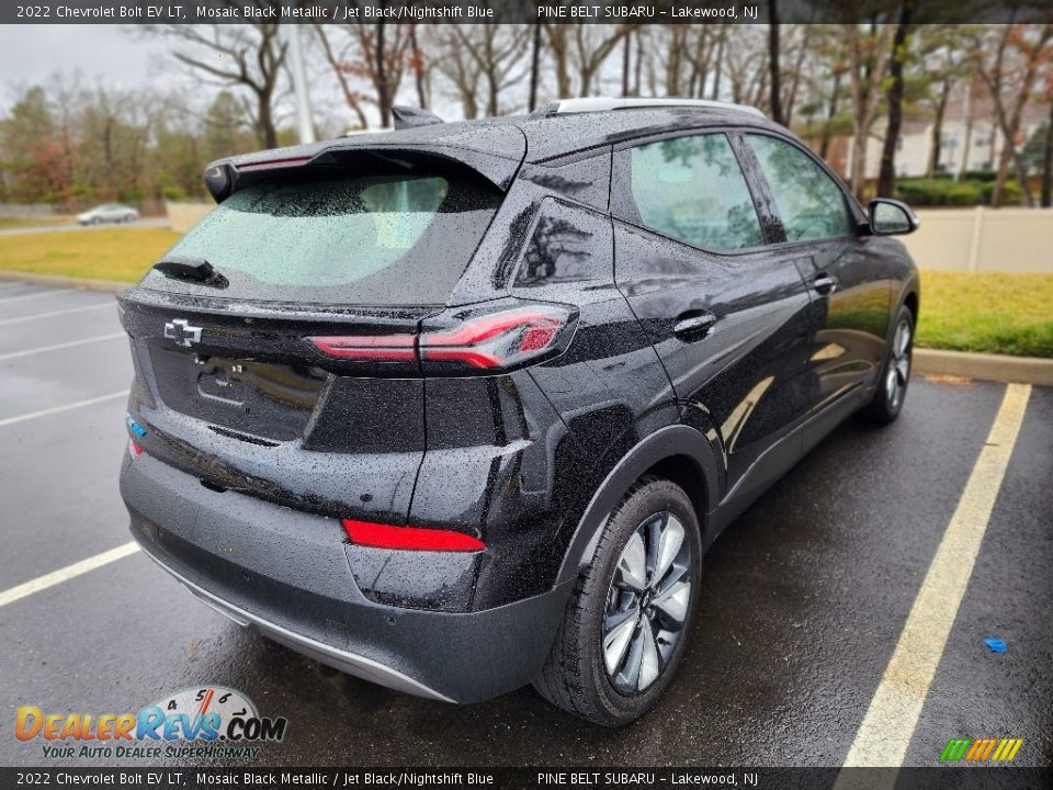 2022 Chevrolet Bolt EV LT Mosaic Black Metallic / Jet Black/Nightshift Blue Photo #4