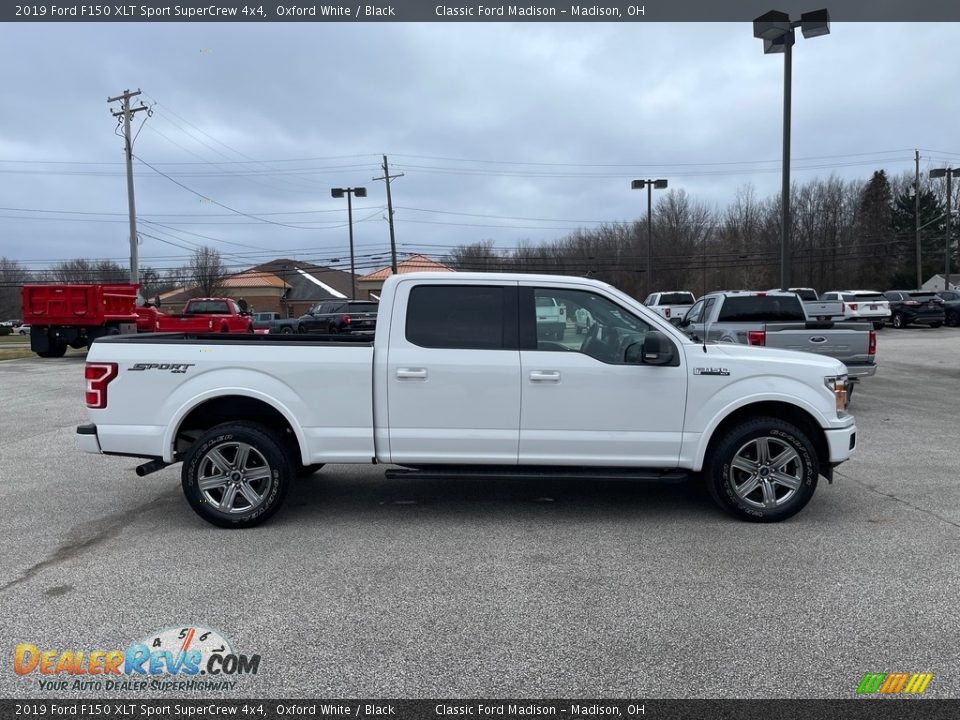 2019 Ford F150 XLT Sport SuperCrew 4x4 Oxford White / Black Photo #5