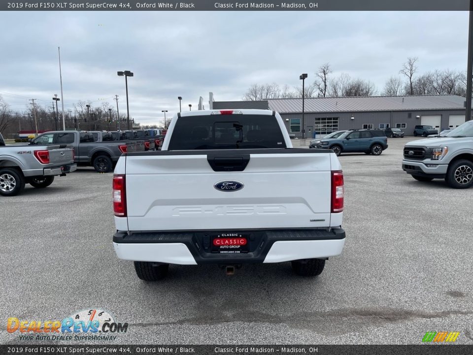 2019 Ford F150 XLT Sport SuperCrew 4x4 Oxford White / Black Photo #6